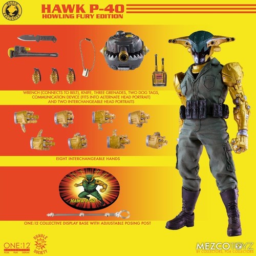 Mezco one hawk p40 howling - mezco,