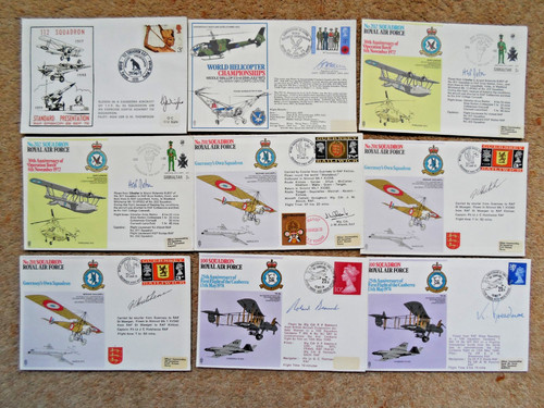110 signed flown - signed, raf